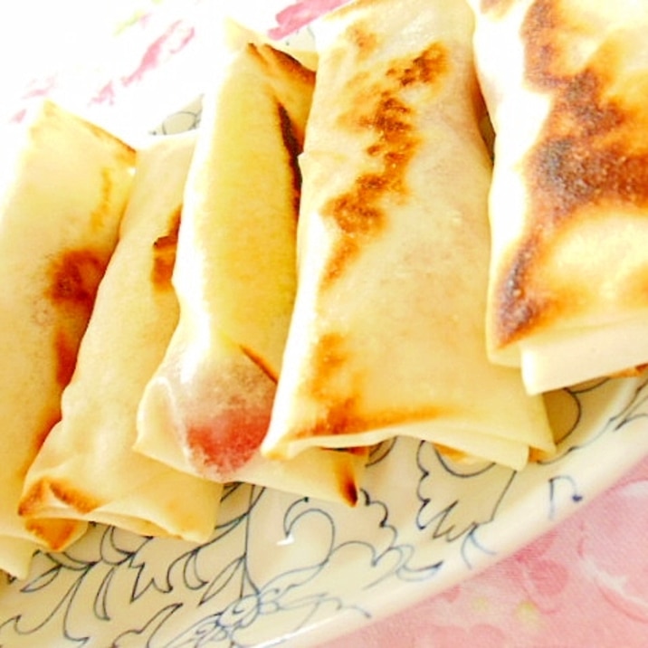 ❤薩摩芋とベーコンのガリマヨ・生姜春巻き❤